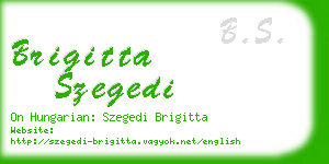 brigitta szegedi business card